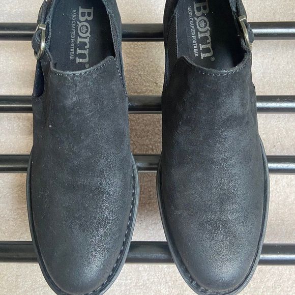 BORN Women Nanna Distressed Leather Boots - NEW NWOB - Picture 2 of 8